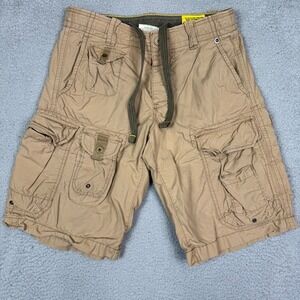 GAP‎ Industrial Military Paratrooper Mens Cargo Shorts Tan 32 Utility Pockets